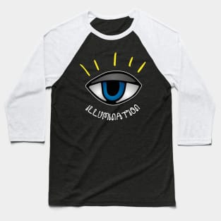 Illumination eye Baseball T-Shirt